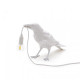 Bird Lamp Waiting White Indoor 14732 Seletti vista