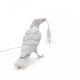 Bird Lamp Waiting White Indoor 14732 Seletti vista