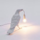 Bird Lamp Waiting White Indoor 14732 Seletti dettaglio