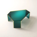 Bisel Tavolino 100x91x40 Glas vista