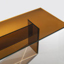 Bisel Tavolo 220x90x72 Glas dettaglio