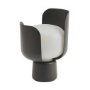 FontanaArte Blom lampada da tavolo vista grigio scuro