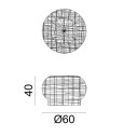 Bolla 10 Tavolino Gervasoni dimensioni