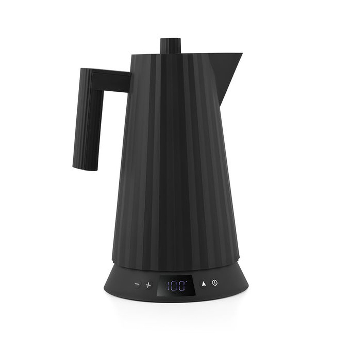 Alessi Plissè MDL21 B Bollitore elettrico con controllo della temperatura Nero 