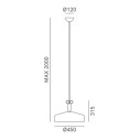 Bon Ton N2 lampada a sospensione Il Fanale dimensioni