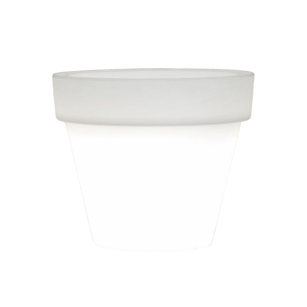 Bordato Liscio 619 vaso con luce