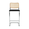 Knoll Breuer Cesca Sgabello Bar faggio naturale seduta rivestita vista
