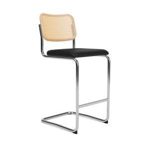 Knoll Breuer Cesca Sgabello Bar faggio naturale seduta rivestita