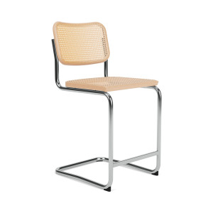 Knoll Breuer Cesca Sgabello Counter faggio naturale