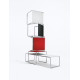 Knoll Breuer Laccio Tavolino quadrato laminato nero vista