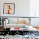 Knoll Breuer Laccio Tavolino quadrato laminato nero ambientazione