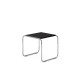 Knoll Breuer Laccio Tavolino quadrato laminato nero vista