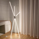 Brilliant lampada da terra Nero Zafferano ambientazione
