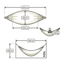 La Siesta Brisa Wave Amaca King Size outdoor dimensioni