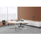 Knoll Mies Van Der Rohe Brno Poltroncina struttura piatta con braccioli rivestiti ambientazione
