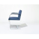 Knoll Mies Van Der Rohe Brno Poltroncina struttura piatta con braccioli rivestiti vista