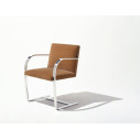 Knoll Mies Van Der Rohe Brno Poltroncina struttura piatta senza braccioli rivestiti vista