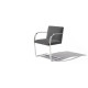 Knoll Mies Van Der Rohe Brno Poltroncina struttura piatta senza braccioli rivestiti vista