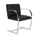 Knoll Mies Van Der Rohe Brno Poltroncina struttura piatta senza braccioli rivestiti vista