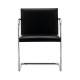 Knoll Mies Van Der Rohe Brno Poltroncina struttura tubolare senza braccioli rivestiti vista