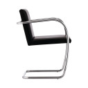 Knoll Mies Van Der Rohe Brno Poltroncina struttura tubolare senza braccioli rivestiti vista