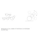 Bubble appendiabiti Mogg dimensioni