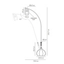 Bul-Bo Lampada da terra Axolight dimensioni