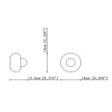 Bum Bum C2768 Decò Lampada da parete Ferroluce dimensioni