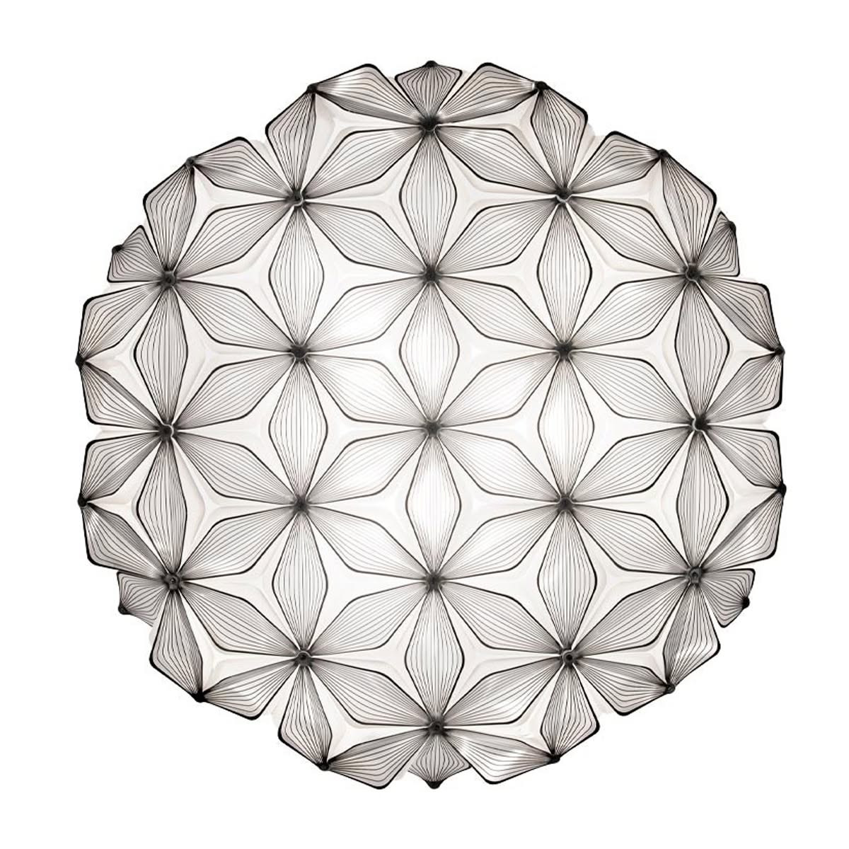 C'est La Vie Celing-Wall Large lampada da parete-soffitto Black