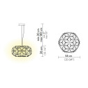 C'est La Vie Suspension Medium lampada a sospensione Black Slamp dimensioni