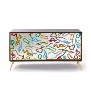 Cabinet Sliding Door Snakes Seletti