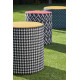 Calybabu Pouf da giardino in tessuto Contardi ambientazione
