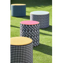 Calybabu Pouf da giardino in tessuto Contardi ambientazione