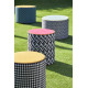 Calybabu Pouf da giardino in tessuto Contardi ambientazione