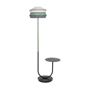 Calypso Antigua Outdoor lampada da terra con tavolino