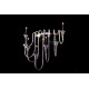 Candelabro da muro Octopus Pirex 7 bracci H 112 100x53 naturale VGnewtrend ambientazione