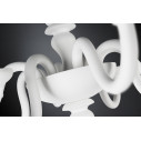 Candelabro Palladio 8 bracci H 115 Ø88 bianco VGnewtrend dettaglio