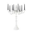 Candelabro Palladio 8 bracci H 115 Ø88 bianco VGnewtrend vista