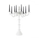 Candelabro Palladio 8 bracci H 115 Ø88 bianco VGnewtrend vista