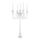 Candelabro Royal Pirex x5 H 100 Ø65 naturale VGnewtrend vista