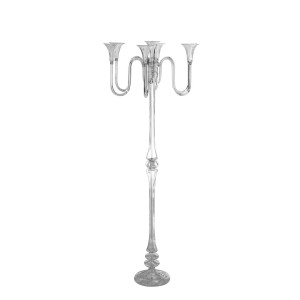 Candelabro Royal Pirex 7 bracci H 150 Ø63 naturale