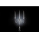 Candelabro Royal Pirex 3 bracci H 72 60x15 naturale VGnewtrend ambientazione