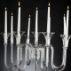 Candelabro Royal Pirex 9 bracci Cm H 80 naturale VGnewtrend ambientazione