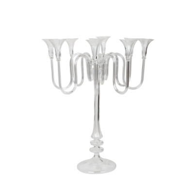 Candelabro Royal Pirex 9 bracci H 80 naturale