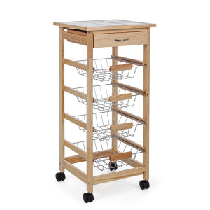 Carrello cucina Small Bon 4cest-1c naturale