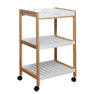 Carrello Emilio 2 mensole 1 vassoio