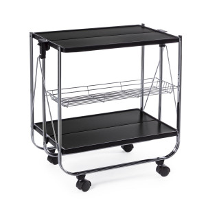 Carrello pieghevole Jennifer nero