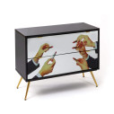 Cassettiera 2 Cassetti Lipsticks Black Seletti vista