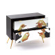 Cassettiera 2 Cassetti Lipsticks Black Seletti dettaglio