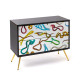 Cassettiera 2 Cassetti Snakes Seletti vista
